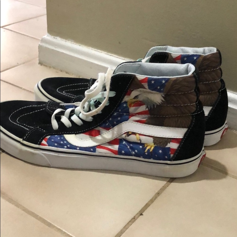 Vans SK8 Hi Free Bird Black Mens Size 10.5